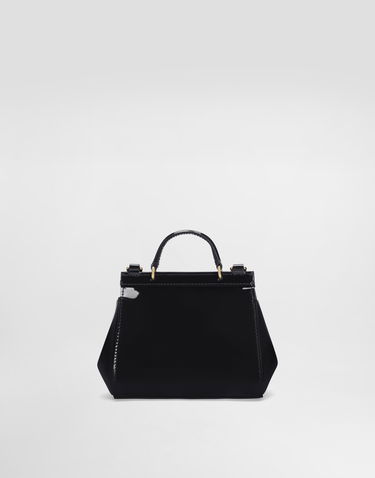 Kabelka Dolce & Gabbana Dolce & Gabbana Mini Sicily Patent Leather Bag Čierna | EB0003A106780658, 2