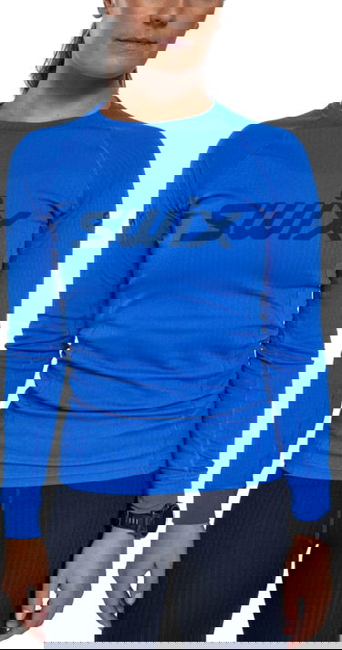 Tričko SWIX RaceX Classic Long Sleeve Shirt Modrá | 10110-23-72500, 0