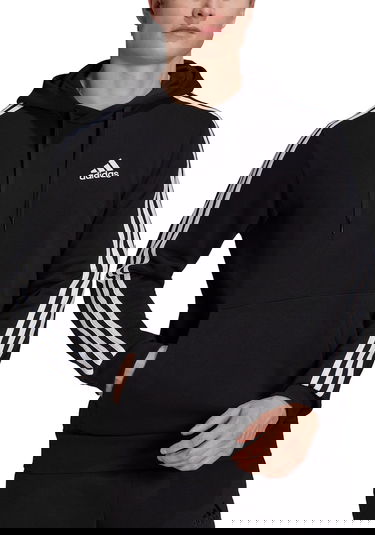 Mikina adidas Performance Hoodie Essentials 3-Stripes Čierna | gk9072, 0