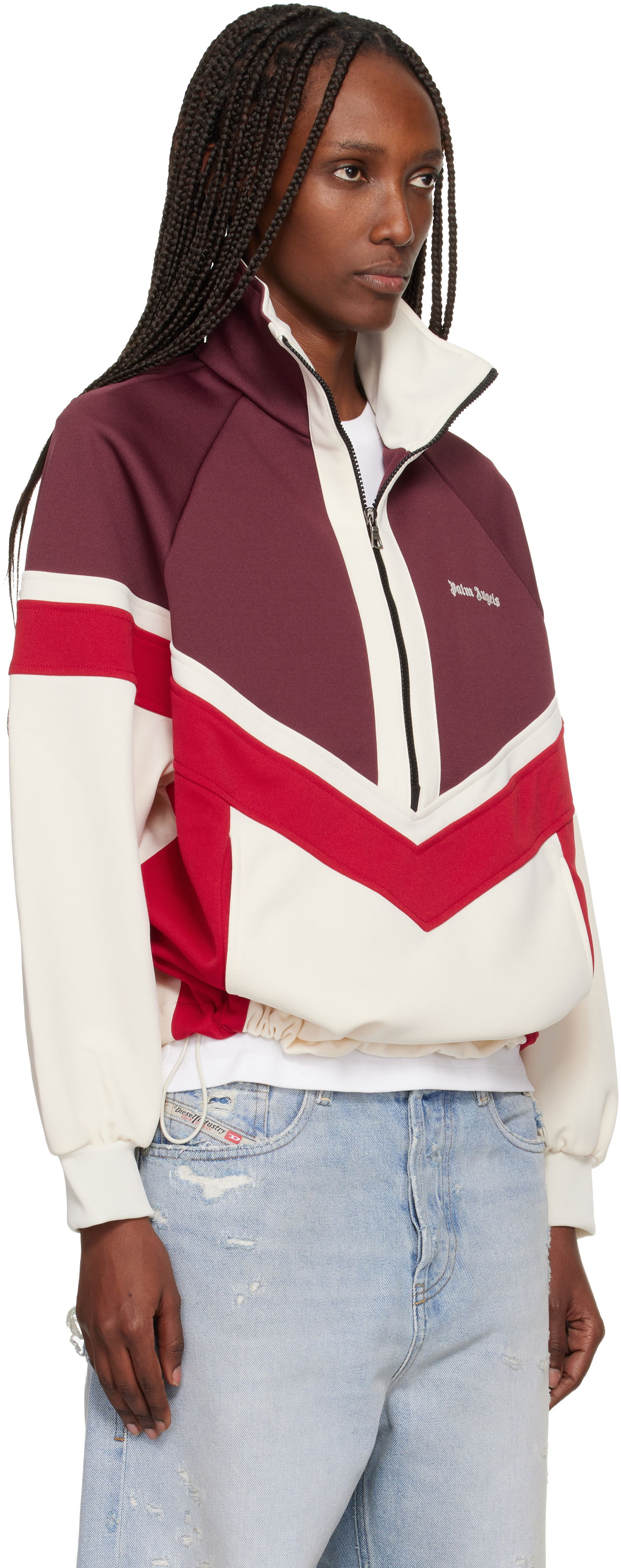 Vetrovka Palm Angels Colorblock Quarter-Zip Anorak Track Jacket Rôznofarebný | PWBD067F25FAB0012803, 1