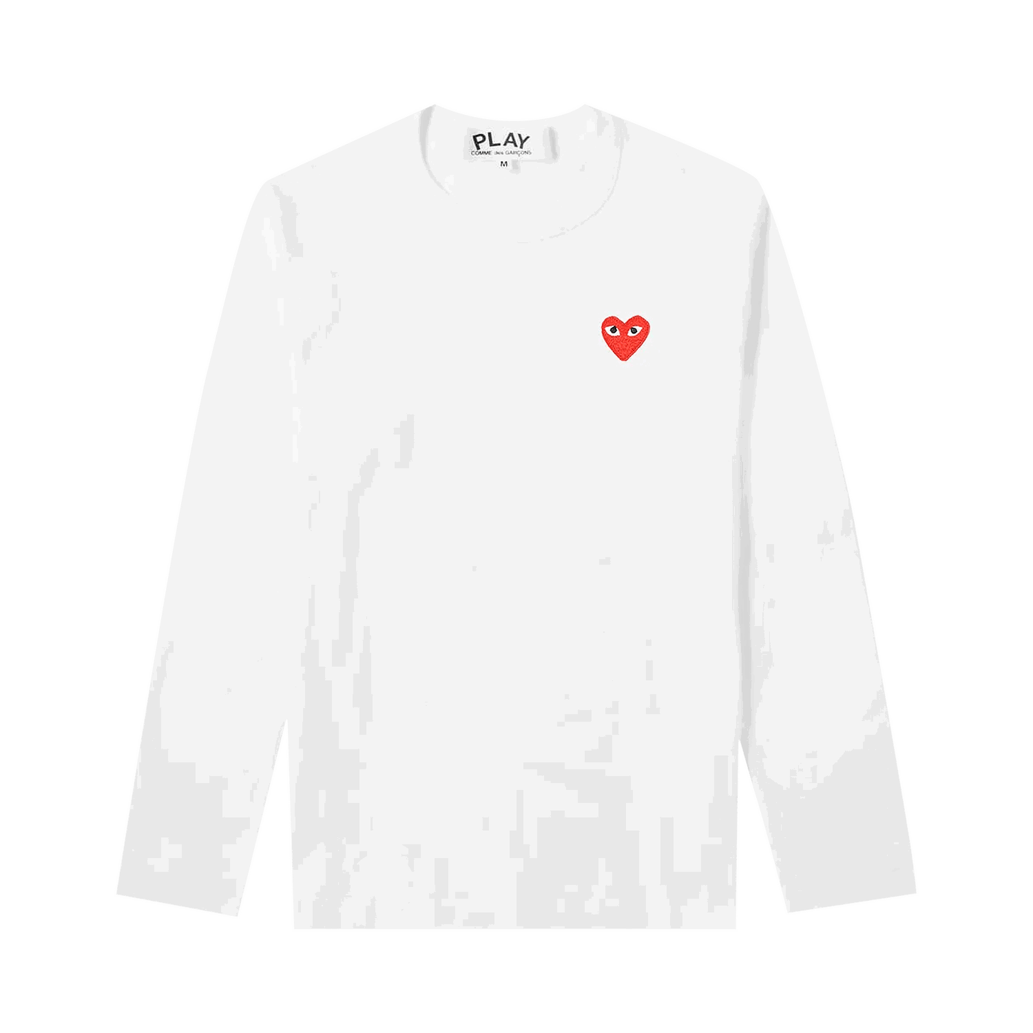 Tričko Comme des Garçons PLAY Basic Logo Tee Biela | P1T118 2, 0