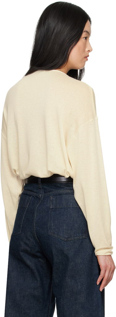 Tričko LEMAIRE Long Sleeve T-Shirt Béžová | TO1220 LK1015, 2