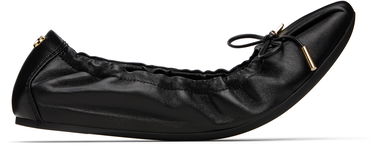 Šaty FERRAGAMO Ferragamo Elasticated Ballerina Flats Čierna | 779656, 0