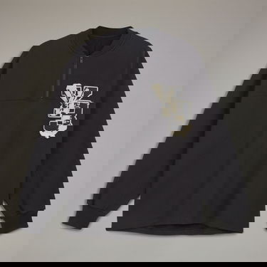 Mikina Y-3 Graphic Logo French Terry Crew Čierna | IQ2130, 5