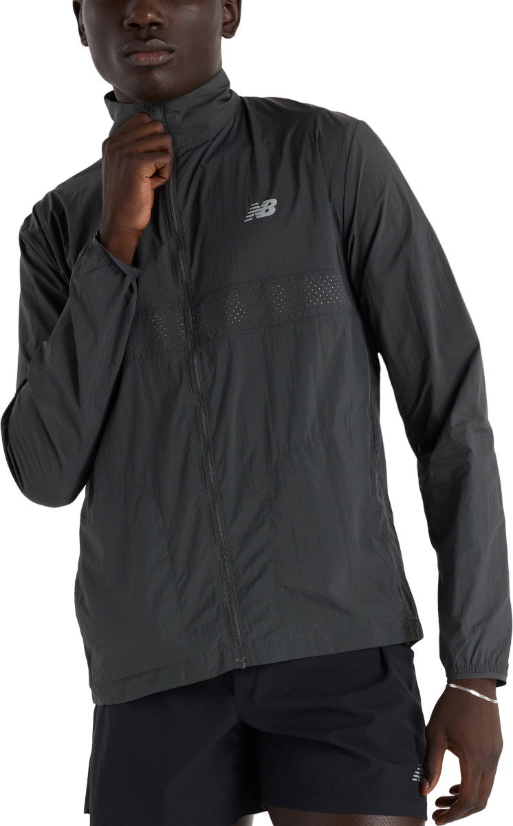 Vetrovka New Balance Athletics Reflective Packable Jacket Čierna | mj41279-ack, 0