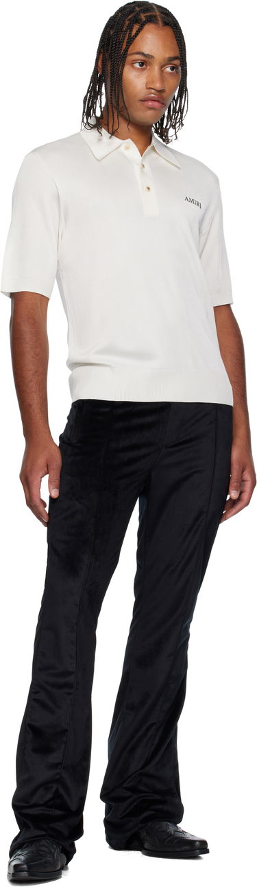 Tepláky AMIRI AMIRI Velvet Flare Track Pants Čierna | AMPATP1023, 3