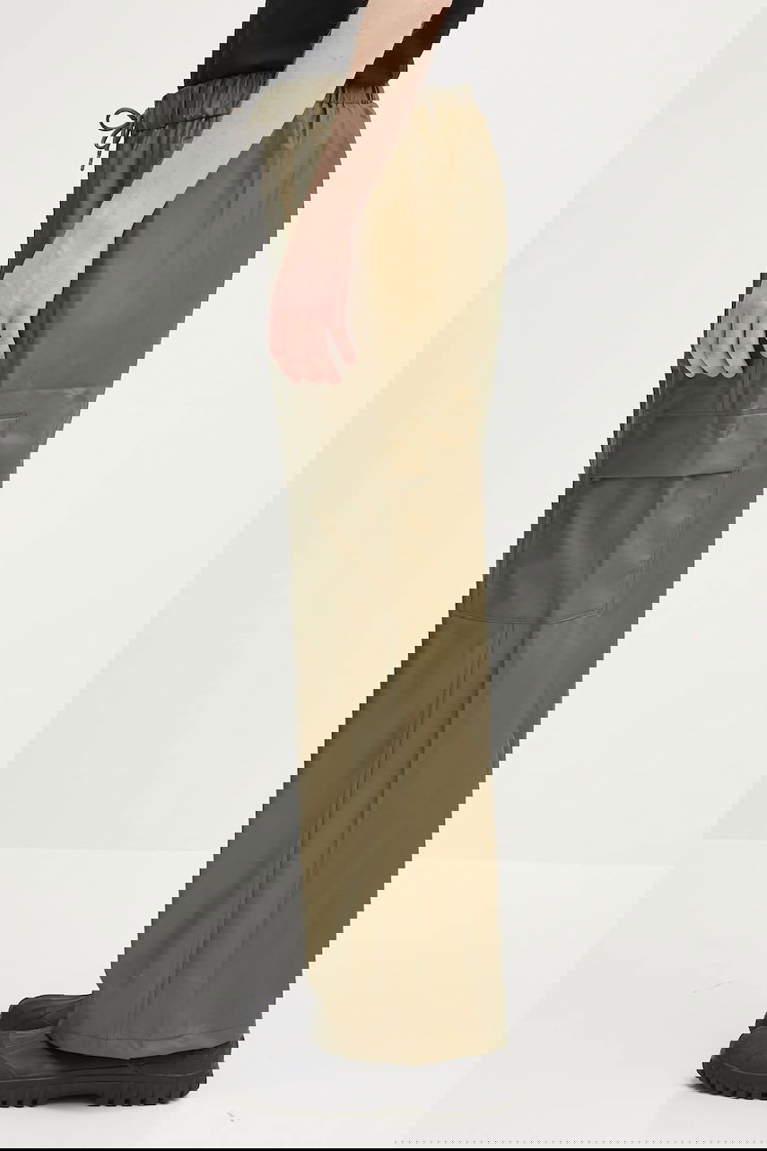 Cargo nohavice Rains Cargo Rain Pants Wide W3 Zelené | 18990.105, 1