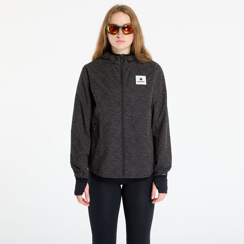 Vetrovka Saysky Reflective Blaze Patterned Jacket Čierna | OWRJA01C1050