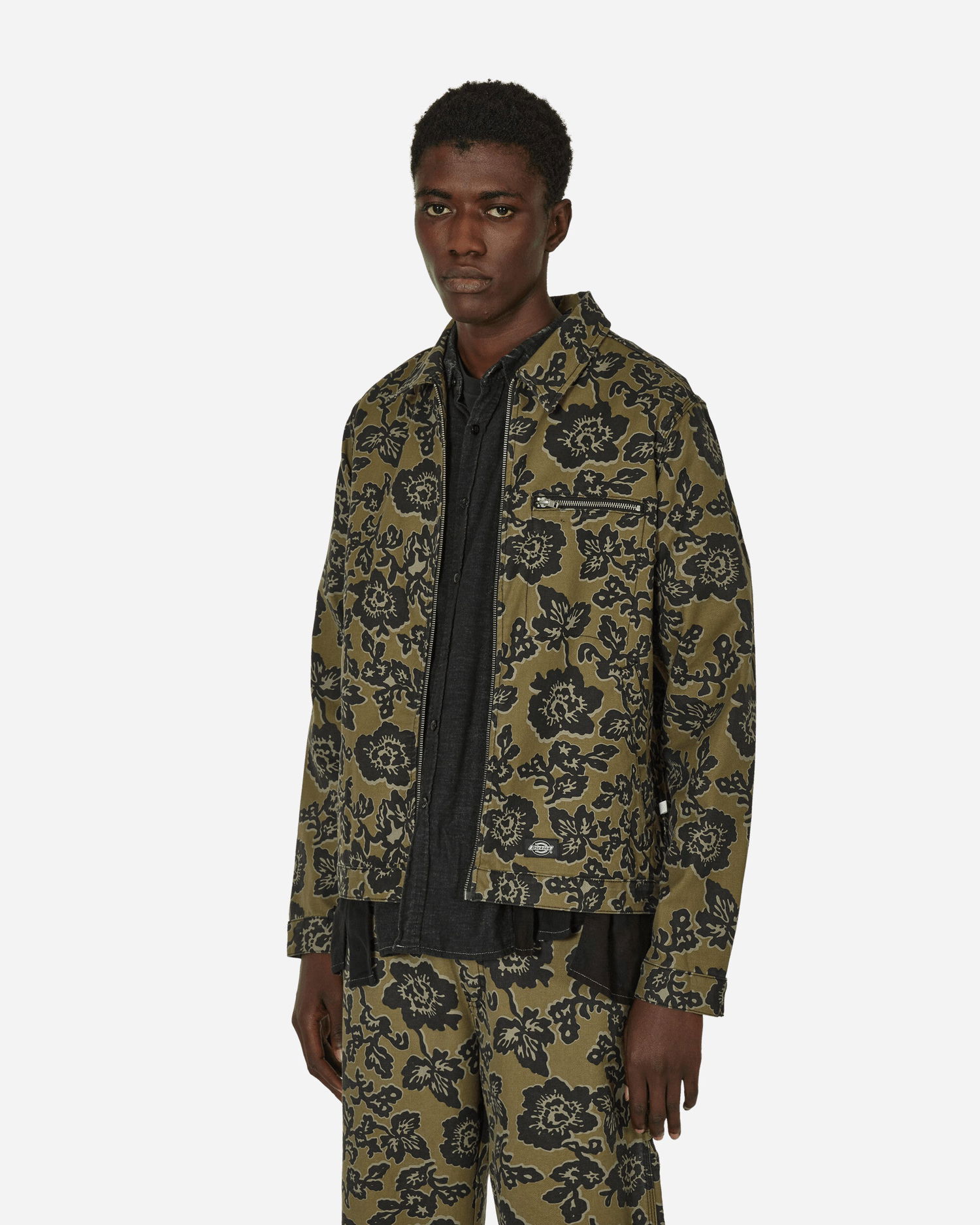 Bunda Dickies Desert Floral Eisenhower Jacket Zelené | DK0A4YVI H431, 1