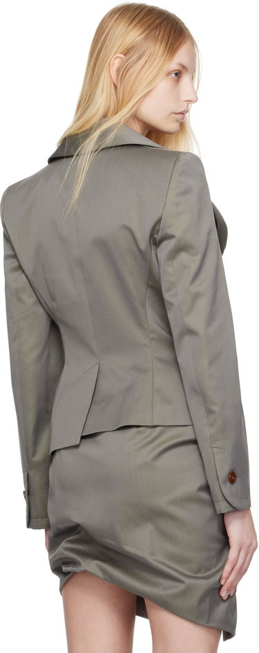 Bunda Vivienne Westwood Vivienne Westwood Drunken Tailored Blazer Zelené | 1401007G-W011Z-, 2