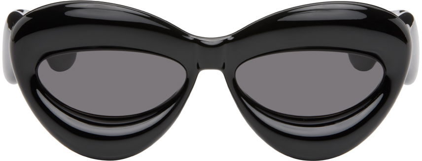 Slnečné okuliare Loewe Black Inflated Sunglasses Čierna | LW40097I@5501A, 0