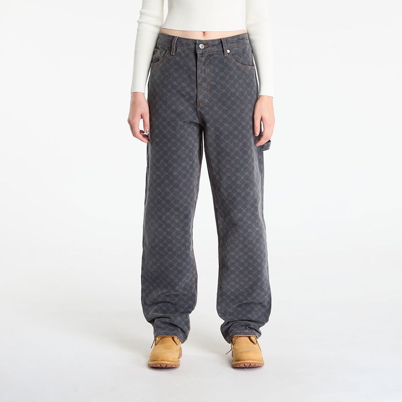 Džínsy DAILY PAPER Monogram Workwear Amba Jeans Šedá | 2523034