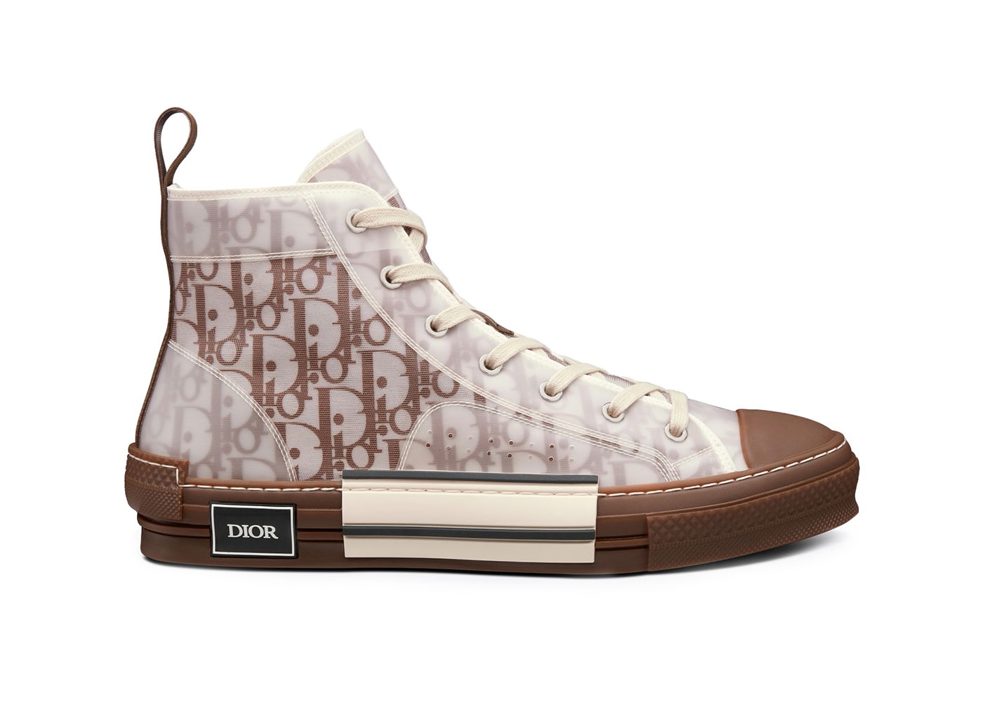 Tenisky a topánky Dior B23 High Top Oblique Biela | 3SH118ZMK_H761, 0