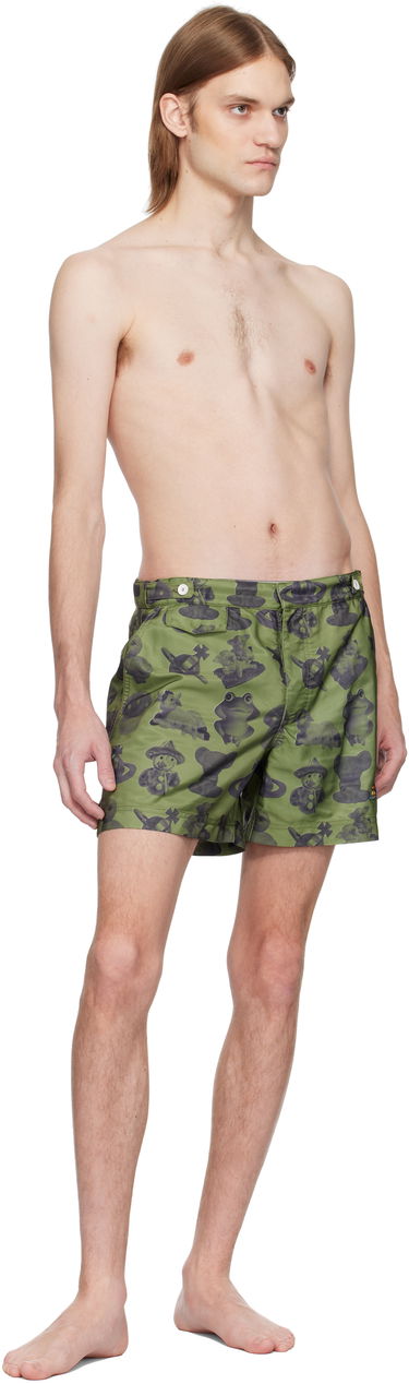Plavky Vivienne Westwood Vivienne Westwood Figurines Swim Shorts Zelené | 81010004-W015O-, 3