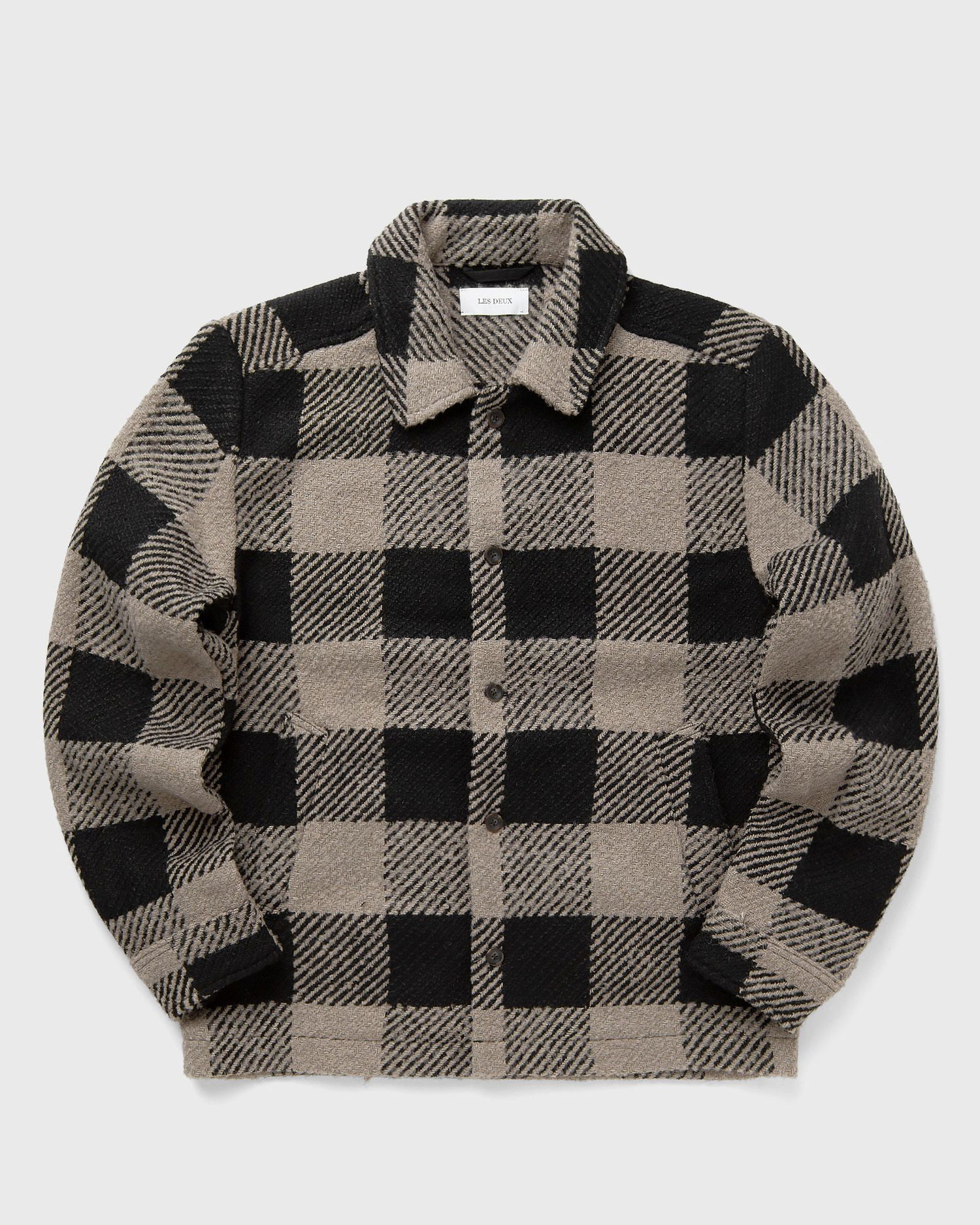 Košeľa Les Deux Jaiden Bouclé Check Overshirt Béžová | LDM640107-839100, 0