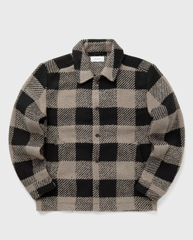 Košeľa Les Deux Jaiden Bouclé Check Overshirt Béžová | LDM640107-839100, 0