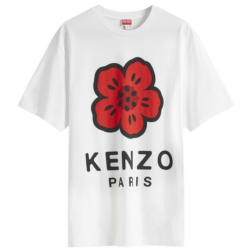 Tričko KENZO Boke Large Flower Biela | FE65TS4754SO-02