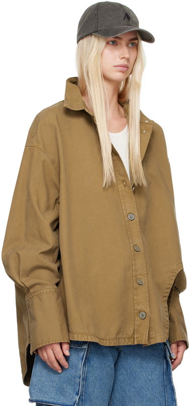 Košeľa The Attico Attico Oversized Shirt Hnedá | 247WCB68 C093, 1