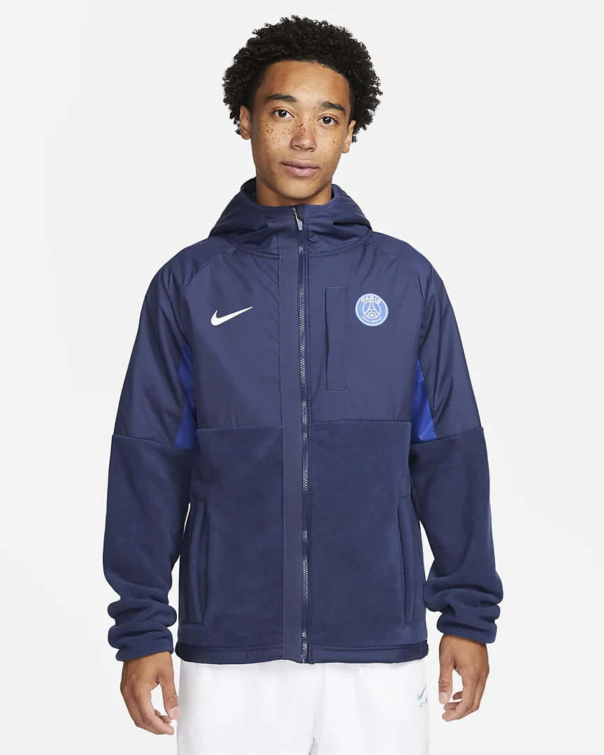 Vetrovka Nike Paris Saint-Germain AWF  Winterized Full-Zip Football Jacket Modrá | DN3113-410, 0
