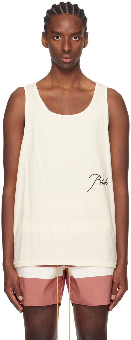 Embroidered Tank Top