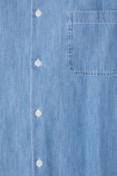 Košeľa A.P.C. A.P.C. Chemise Math Relaxed Denim Shirt Modrá | COGXX.H12584.IAB, 5