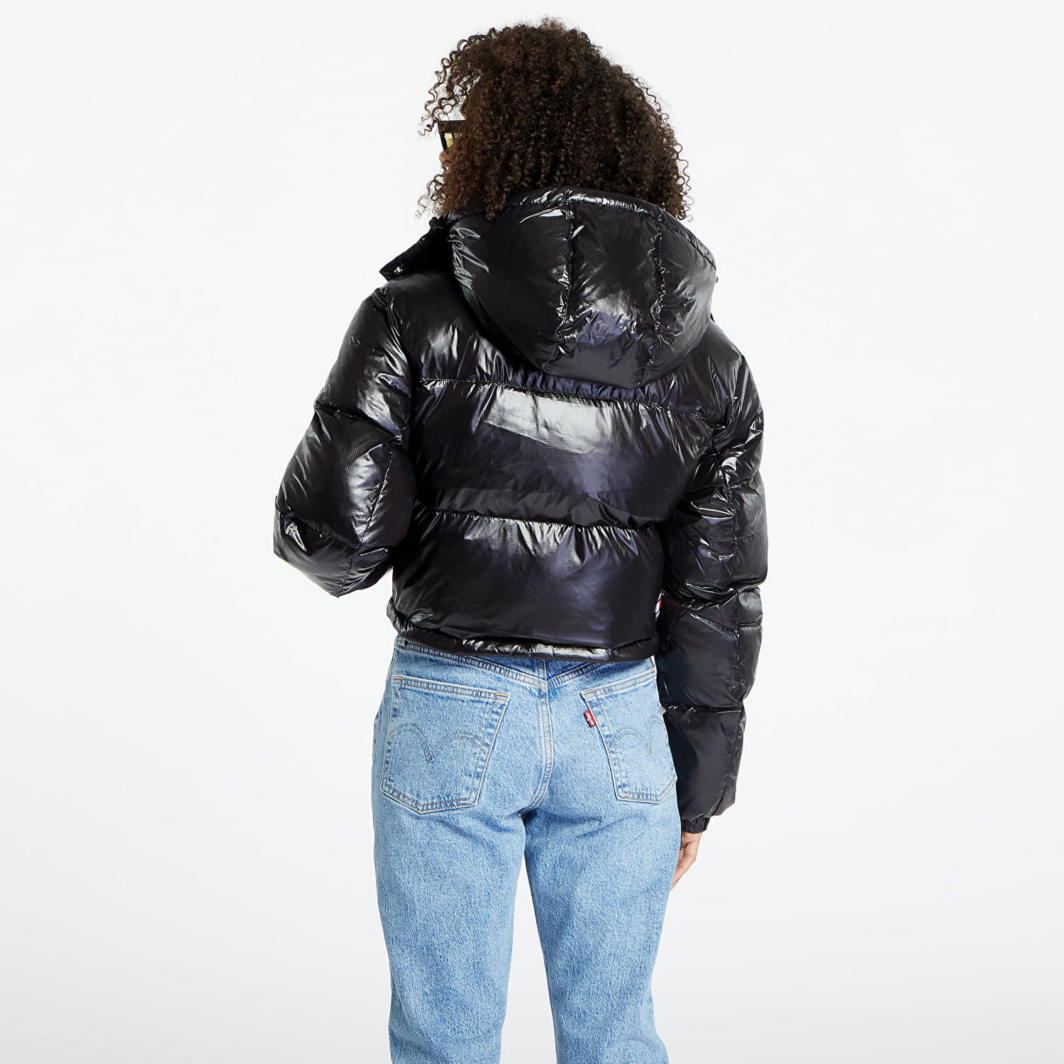 Prešívaná bunda Tommy Hilfiger Alaska Cropped Puffer Jacket Čierna | DW0DW16572 BDS, 1