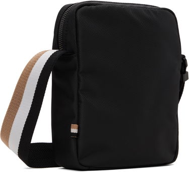 Taška cez rameno BOSS BOSS Crossbody Bag with Signature-Stripe Strap Čierna | 50511961, 3