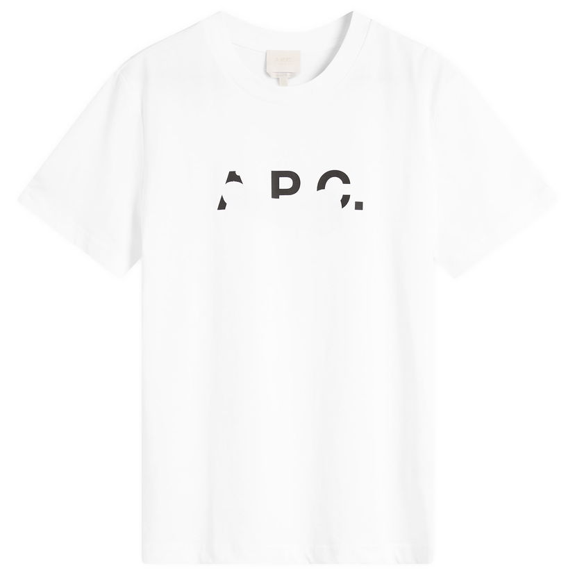 Tričko A.P.C. Spot T-Shirt Biela | COHBM-M26458-AAB