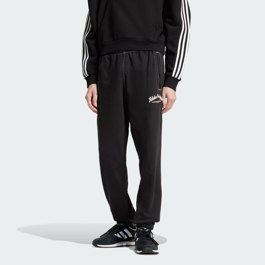 Tepláky adidas Performance Black Relaxed Track Pants Čierna | JP4487, 0