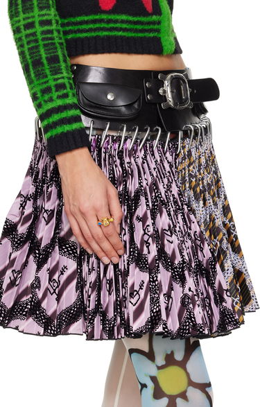 Prsteň Chopova Lowena Horned Face Ring with Gemstones Metalická | 6458, 1