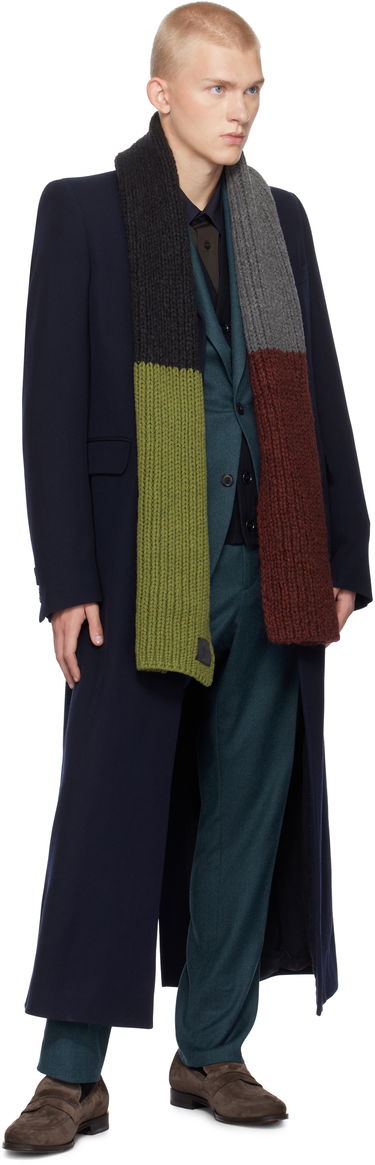 Šál Paul Smith Paul Smith Two-Tone Knitted Mohair Scarf Zelené | M1A-151MK-N263-79, 2