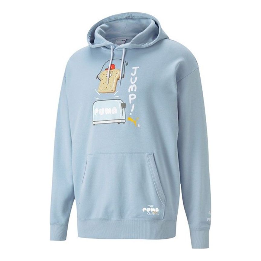 Mikina Puma Puma Club Graphic Hoodie Modrá | 533198-61, 0