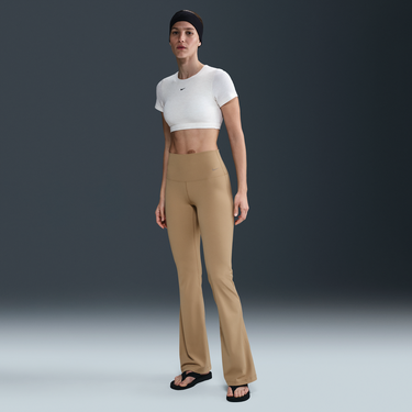 Nohavice Nike Nike Zenvy High-Waisted Flared Leggings Béžová | FV7921-297, 0