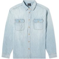 Košeľa John Elliott Princetown Denim Work Shirt Modrá | E093G105570A, 1