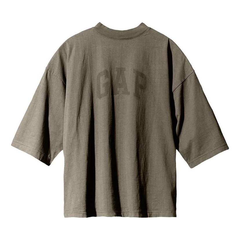 Tričko GAP Yeezy Gap Engineered by Balenciaga 3/4 Sleeve Tee Hnedá | 719615TMVQ2