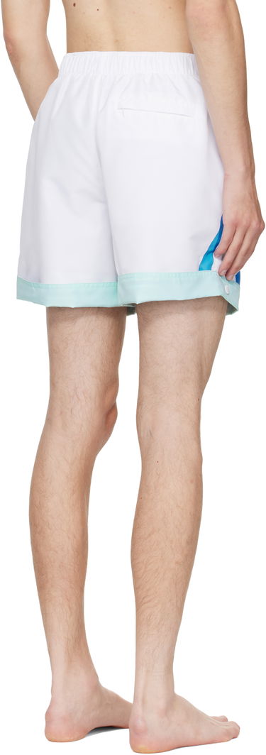 Plavky Casablanca Casablanca Logo Swim Shorts Biela | MPF25-SWM-065-01, 2