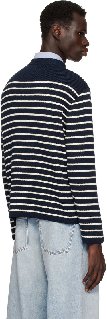 Sveter Valentino Valentino Striped Sweater Navy | 6V3KC33MAR6, 2