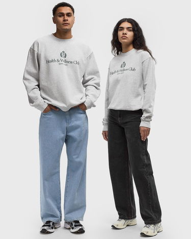 Mikina Sporty & Rich H&W Crest Crewneck Sweatshirt Šedá | ST071511241GY03, 1