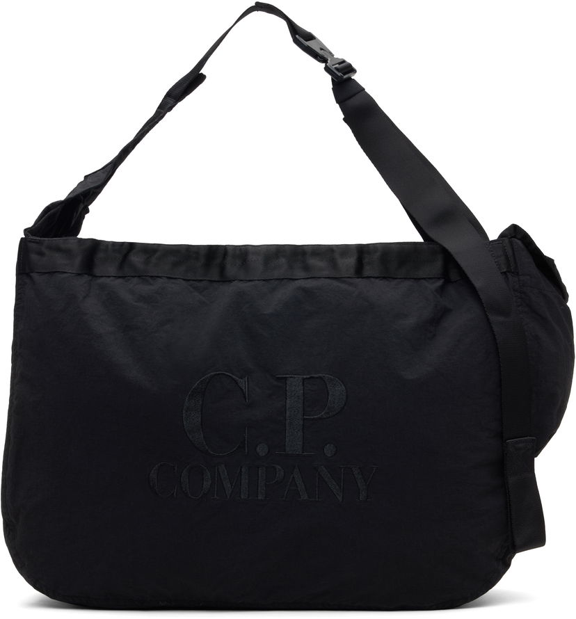 Tote bag C.P. Company Plain Paper Touch Tote Čierna | 17CMAC208A-110188G