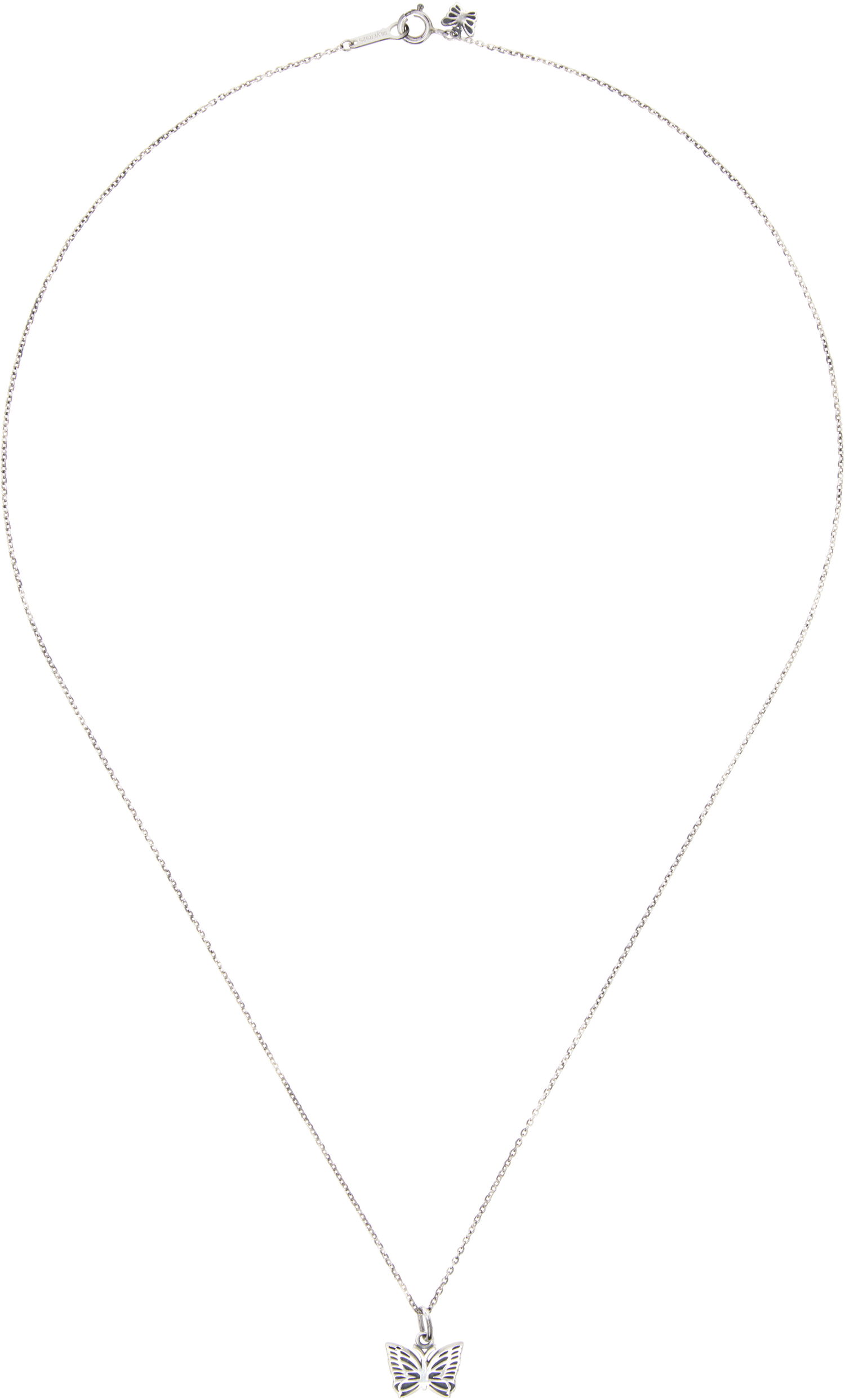 Náhrdelník Needles Pendant Necklace Metalická | PU023, 0