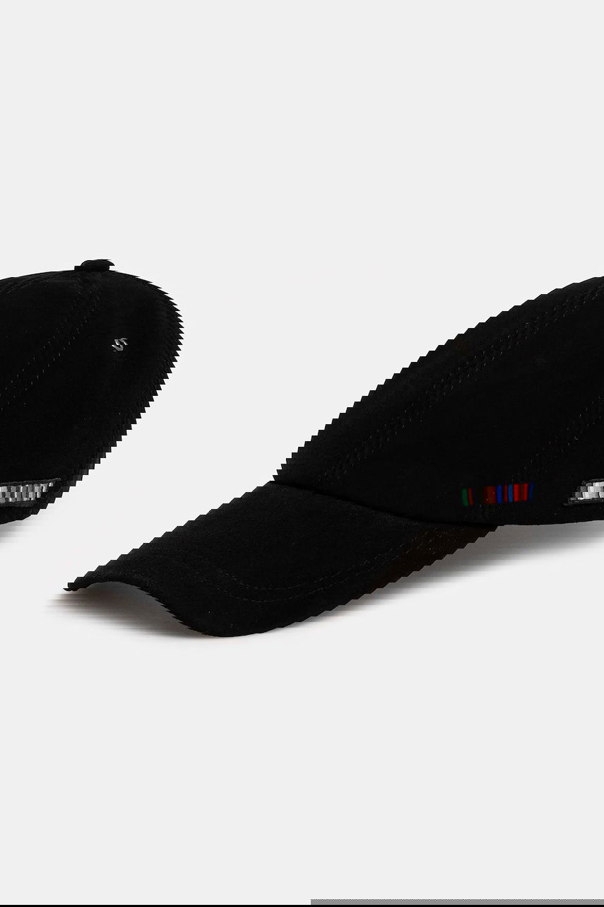 Šiltovka Paul Smith Paul Smith Suede Baseball Cap Čierna | M1A.987DT.T660, 0