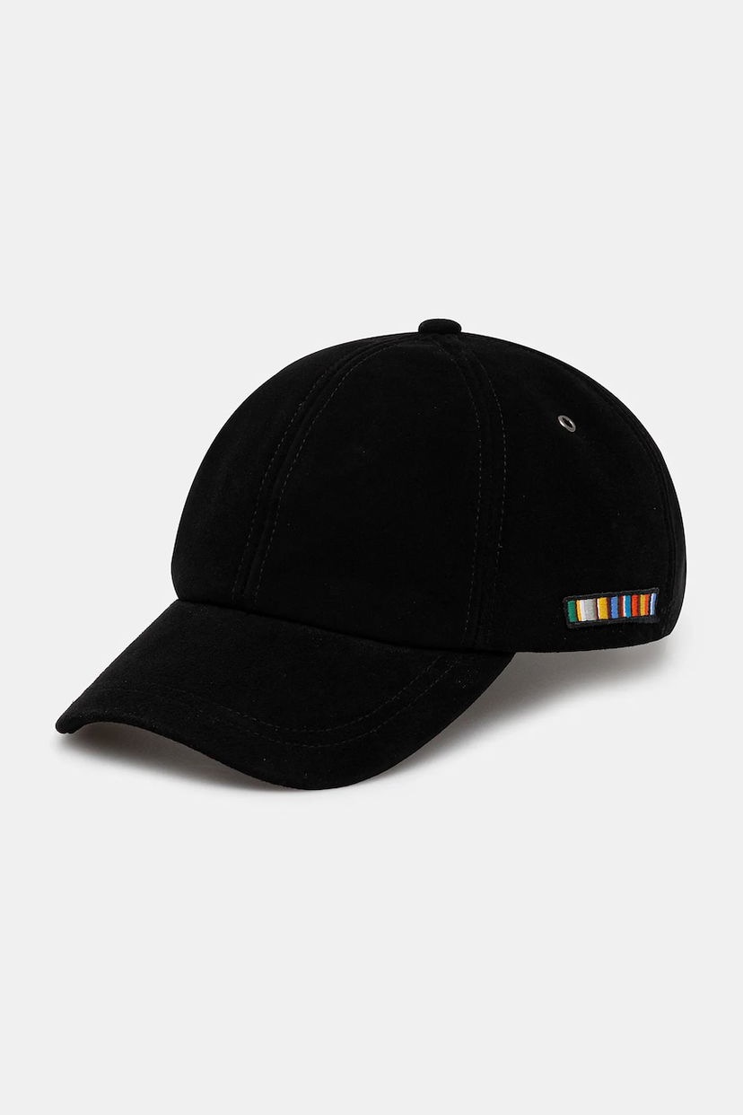 Šiltovka Paul Smith Paul Smith Suede Baseball Cap Čierna | M1A.987DT.T660