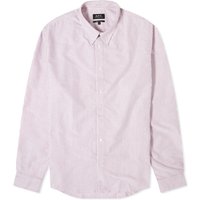Košeľa A.P.C. Greg Log Button Down Stripe Shirt Červená | COGUH-H12499-GAB, 1