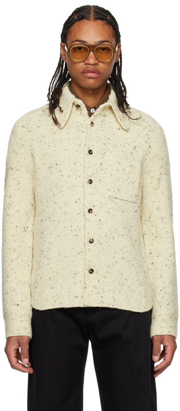 Spread Collar Cardigan