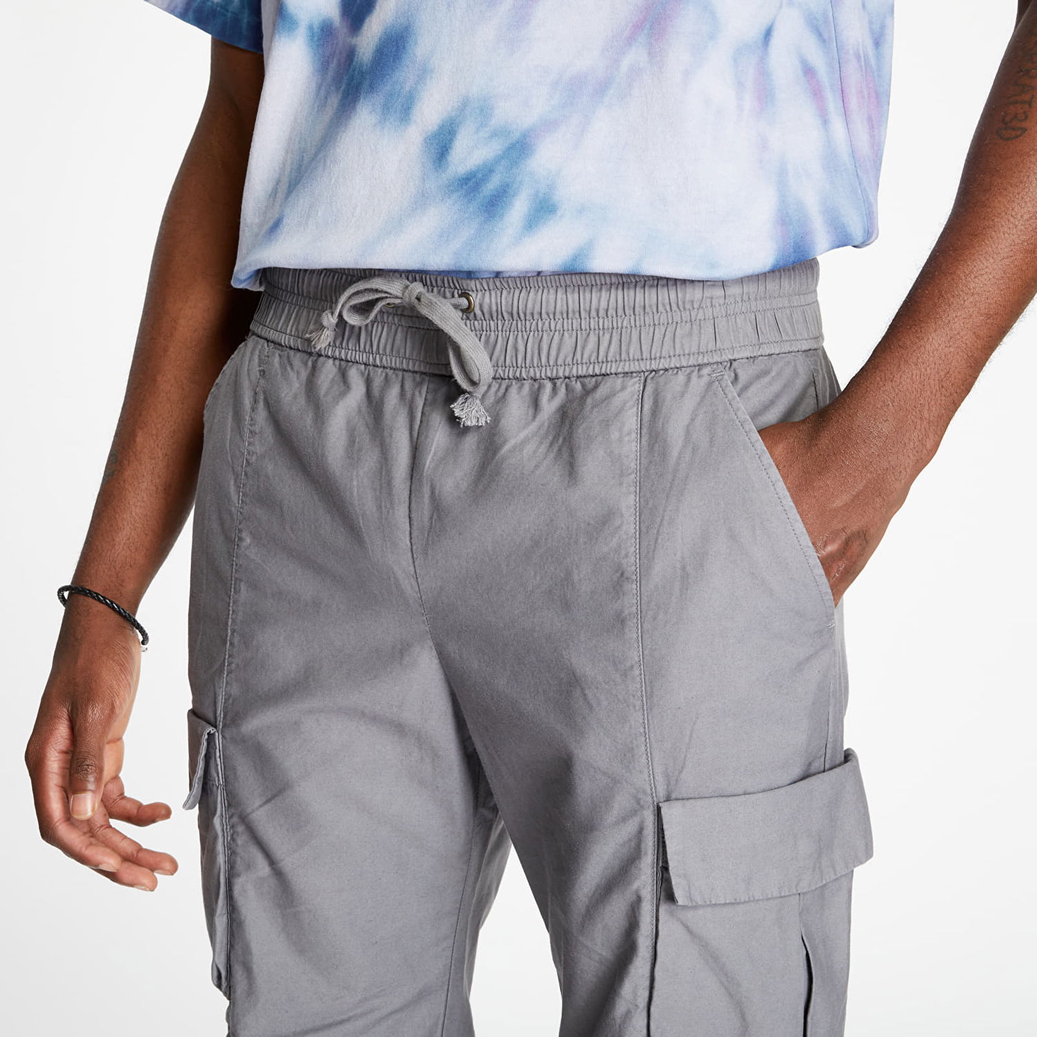 Cargo nohavice John Elliott Back Sateen Cargo Pants Šedá | F002N0813A, 1