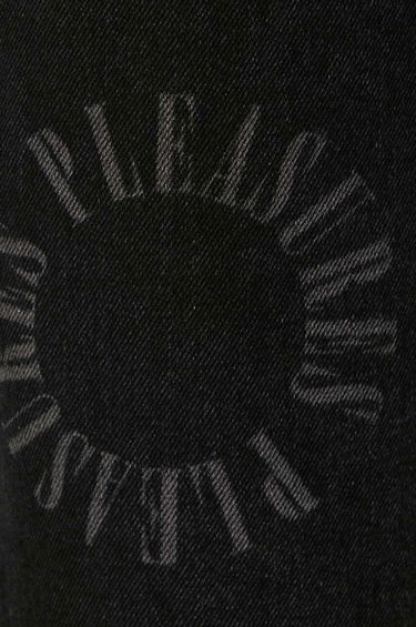Tepláky Pleasures PLEASURES Motive Jeans Čierna | P24SU018.BLACK, 4