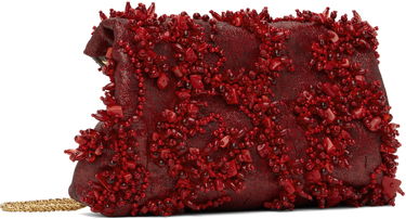 Kabelka Dries Van Noten Dries Van Noten Small Embellished Mattelasse Envelope Bag Červená | 251-011511-895, 2