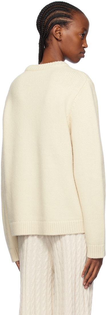 Sveter TOTEME Multi-Rib Knit Sweater Biela | 241-WRT1030-YA0007, 2