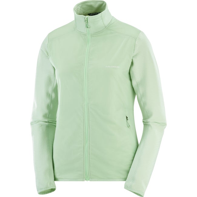 Vetrovka Salomon Lightwarm Hybrid Jacket Zelené | LC2374900, 1
