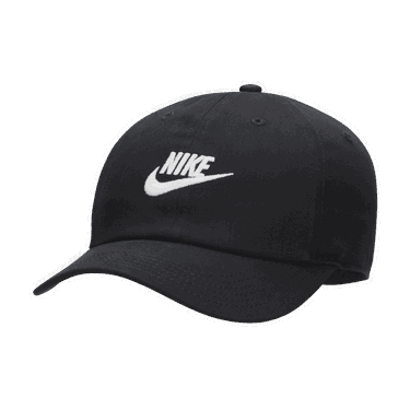 Šiltovka Nike Kids' Nike Club Futura Washed Baseball Cap Čierna | FB5063-010, 1